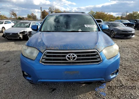 2008 Toyota Highlander Sport из США, поврежденный, VIN JTEES43A882109684